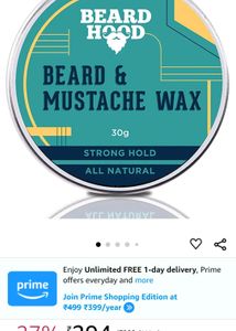 Beard And Moustache Wax