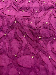 Embroidered Magenta Tunic