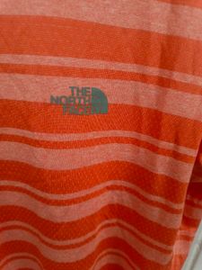 North Face Orange Luxury Unisex T Shirt