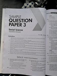 CLASS 10 SOCIAL SCIENCE SAMPLE QUESTION PAPERS