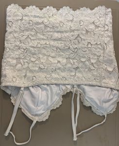 White Lace Bralette Crop Top