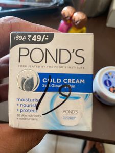 Ponds cold cream with free Wow Lip color