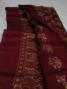 Maroon Saree