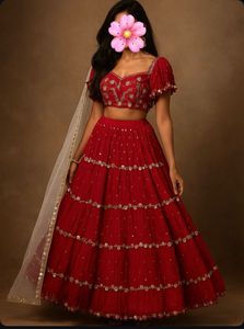 Princess Hot Pink Lehenga Choli Set