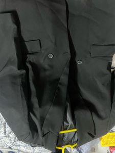 Black Double Breasted Blazer
