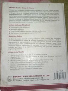 R.D. Sharma Mathematics Class XII - Vol. 2