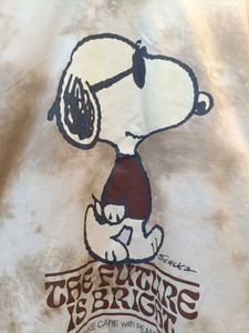 Snoopy 'Future Bright' Tie-Dye Tee