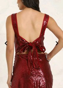 Sparkling Red Sequin Bodycon Dress❤️🥀