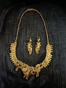 Gold Plated Necklace Set