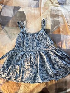 Cute Blue Printed Top