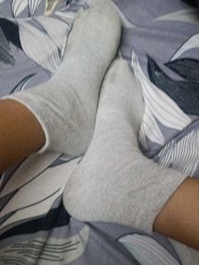 Grey Ankle Socks