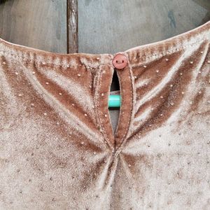 Cute Velvet Top