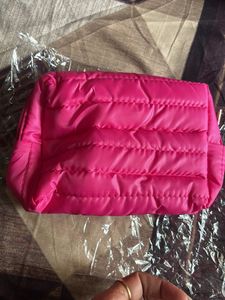 MAC Pink Puffy Pouch