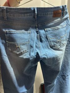 Wide Leg Denim Jeans