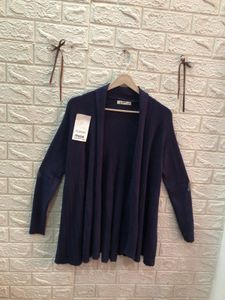 Elegant Navy Blue Cardigan🎗️🌷