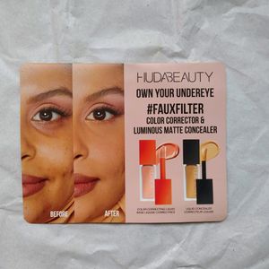 Huda Beauty Concealer Sample Card