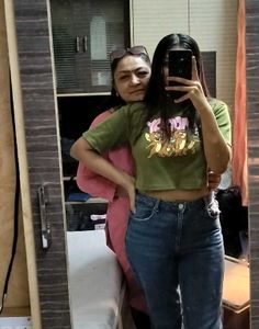 Olive Green Crop Top