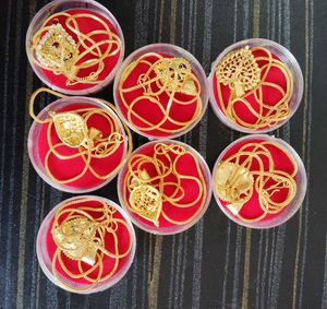 DAILY WEAR GOLDEN CHAIN 😻- 4 PCS