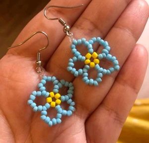 Flower Beaded Earring🌼