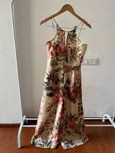 VINTAGE ROMANCE FLORAL JUMPSUIT