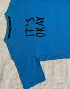 Blue Crop Top For Women 💙