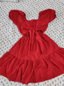 Red Backless Dress ❤️