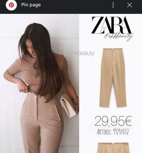 Zara Pinteresty 🎀Pleated High Waist Trouser