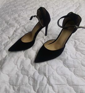 Black pencil heels