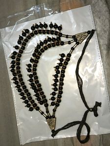 Black Colour Beads Necklace