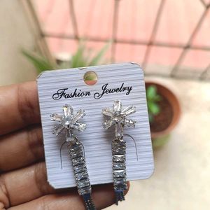 Dangling Crystal AD Earrings
