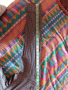 Checkered Hooded Shirt