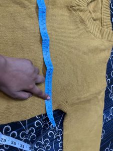 Cozy Mustard V-Neck Sweater