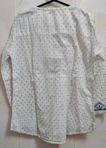White &amp; Blue Top