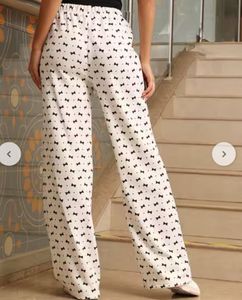Printed Wide Leg Lounge Pants