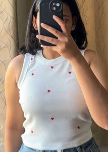 White Pinteresty Top