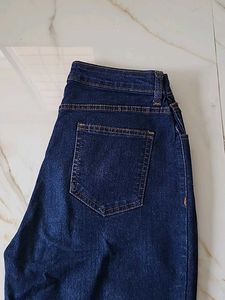 Blue Wide Leg Jeans