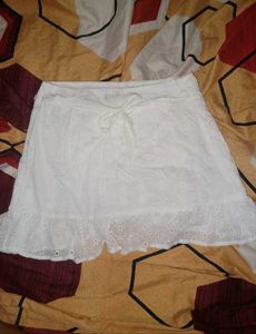 White Lace Skirt