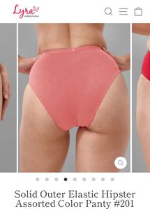 Brand New Lux Lyra Hipster Panties - 2 Pack