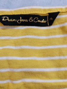 Yellow Striped Tee