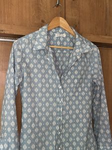 kalamkari work patches shirt