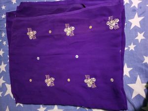 Georgette Kadhai Saree