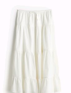 H&amp;M Pure Cotton Tiered Skirt