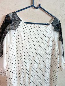 Ladies Trendy Chiffon Top Long Multicolour
