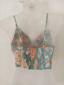 Floral Print Crop Top
