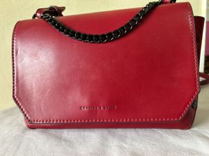 Unique Red Designer Handbag