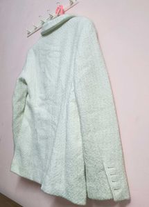 Women  White Beautiful Coat