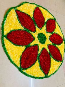 Handmade woollen Rangoli Decor