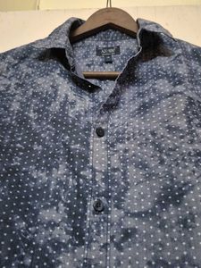 Stylish Blue Patterned Shirt