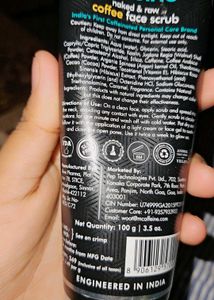 mCaffeine Coffee Face Scrub