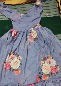Soft Floral Print Dress